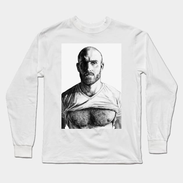 Rolled Long Sleeve T-Shirt by davidfarquhar